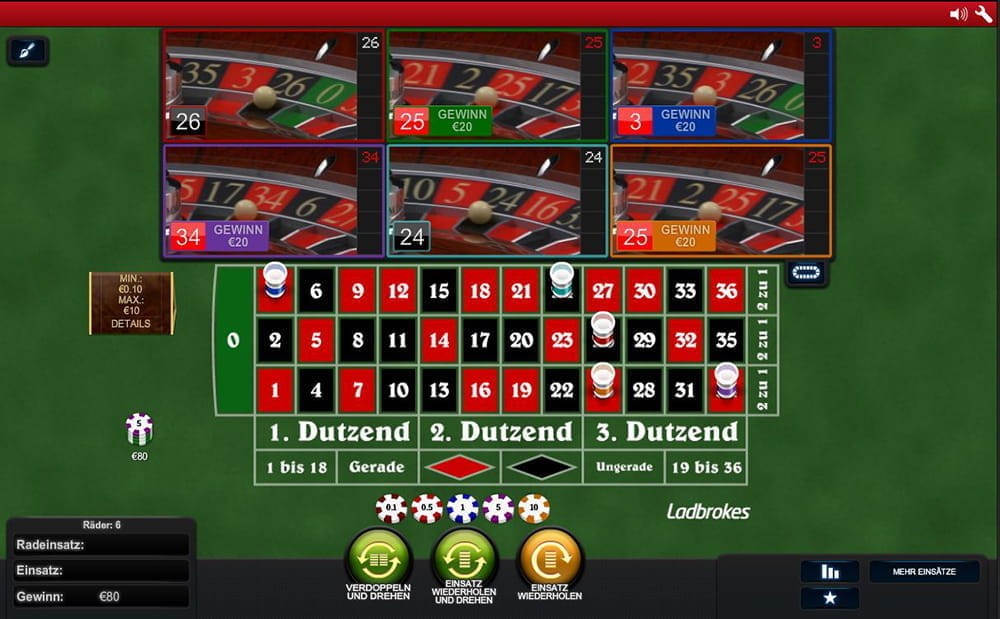 Europäisches Roulette 711037